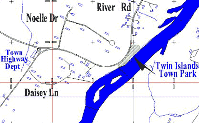 Twin Islands Fishing Park Map